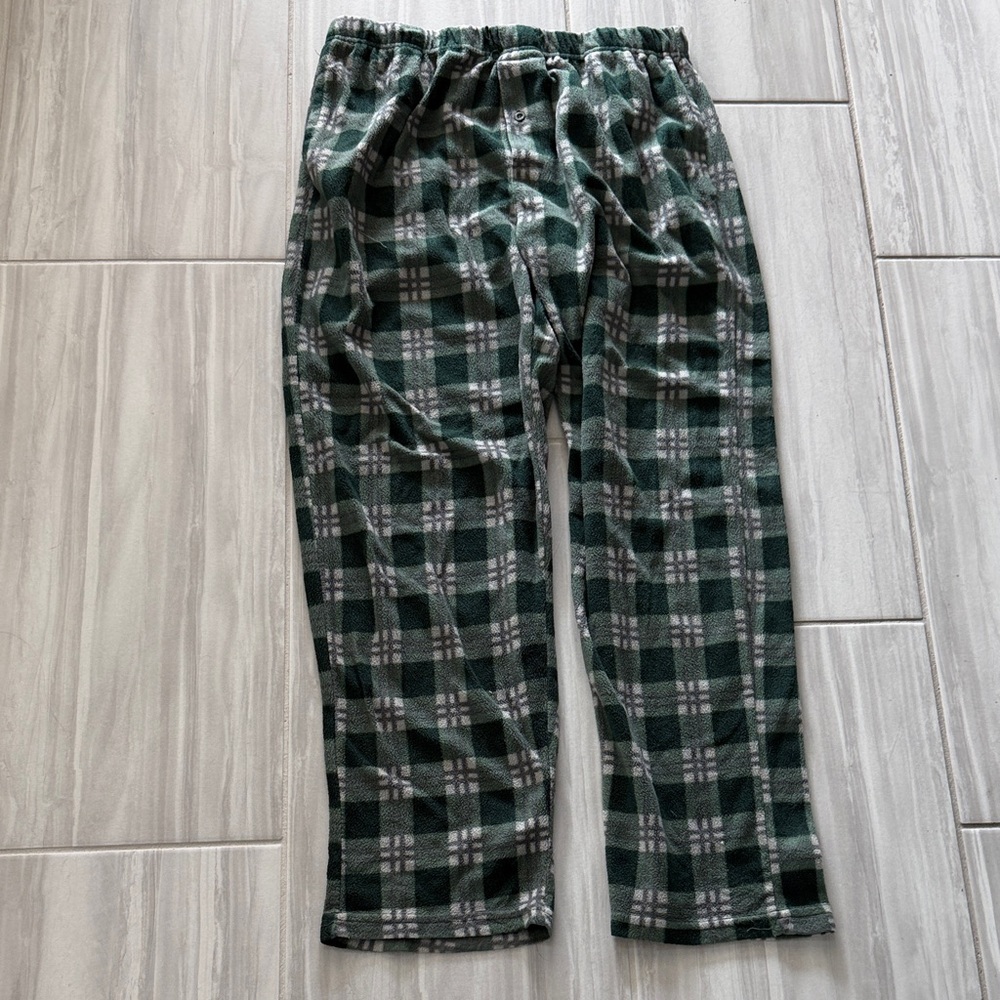 Plaid Green Men's Joggers